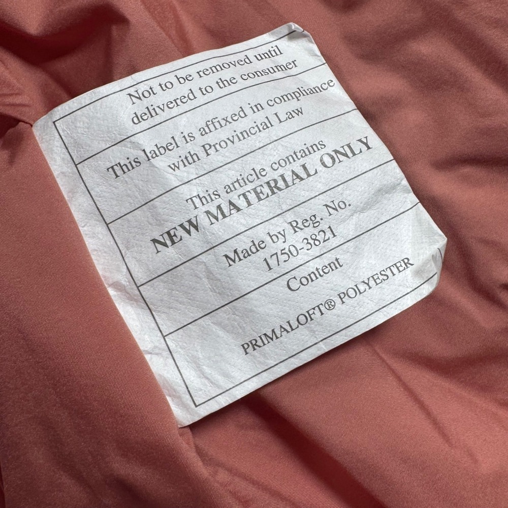 Lululemon Cloudscape Wrap Jacket PrimaLoft Insulated Belted Terracotta Pink S - Picture 8 of 12
